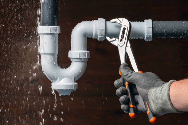 Professional Emergency Plumber technician working in Angelus Oaks, CA